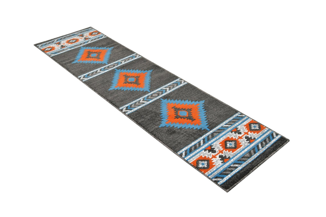 HR Southwestern Rugs Tribal Medallion #1241