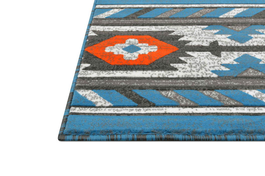 HR Southwestern Rugs Tribal Medallion #1241