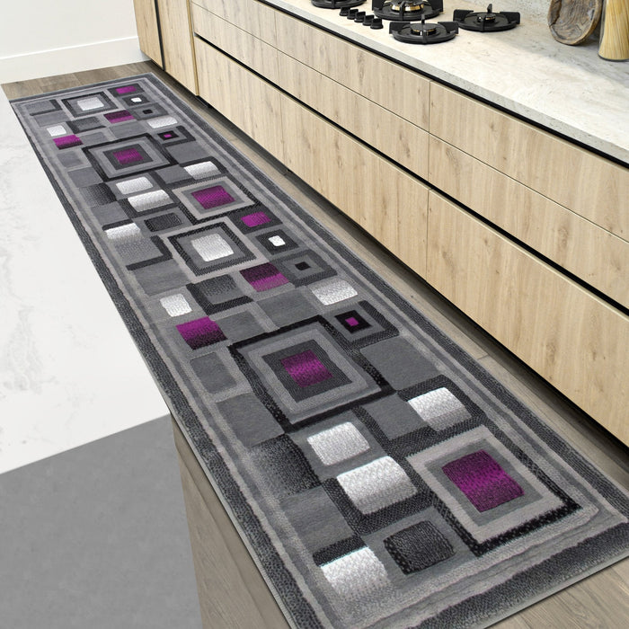 Geometric Abstract Area Rug LUX-910