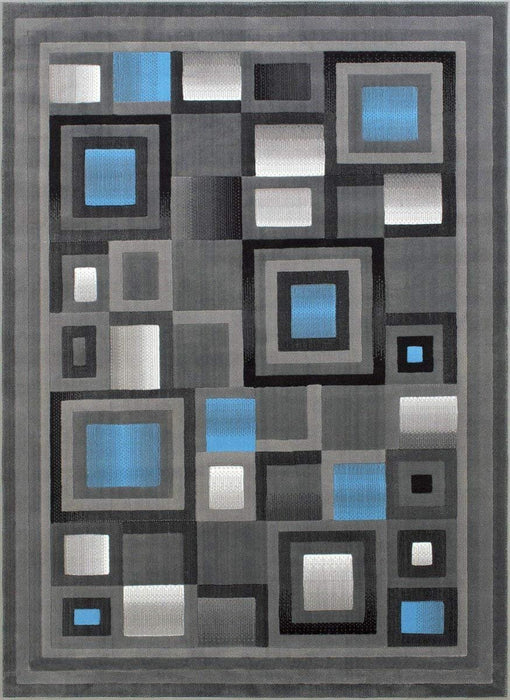 Geometric Abstract Area Rug LUX-910