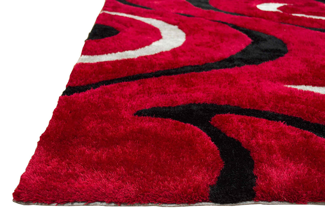 3-D Hand Carved Shaggy Rug  #06