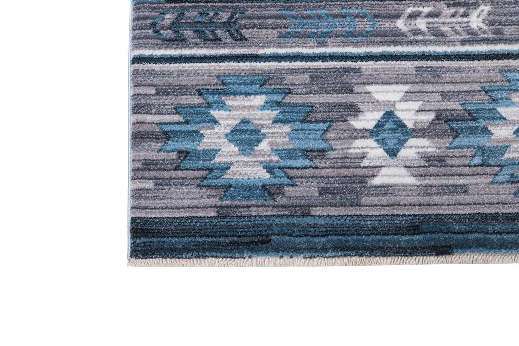 Southwestern Rug Navajo Modern Tribal Rug, Foldable #68