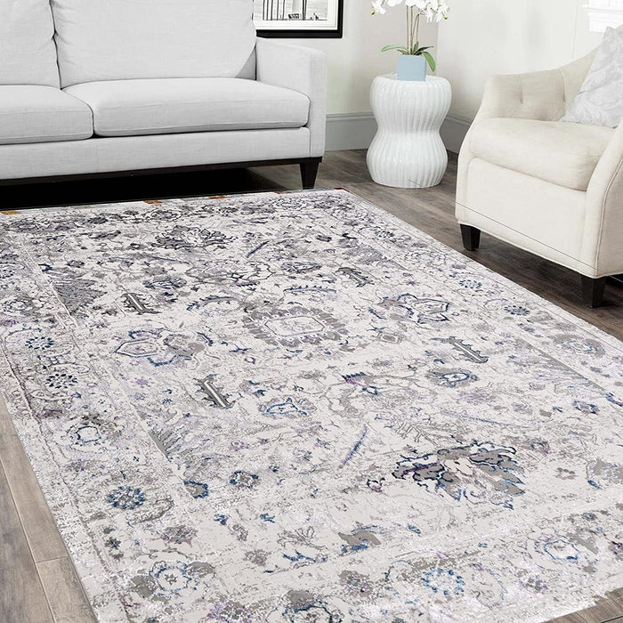 Chic Boho Viscose Rug #74