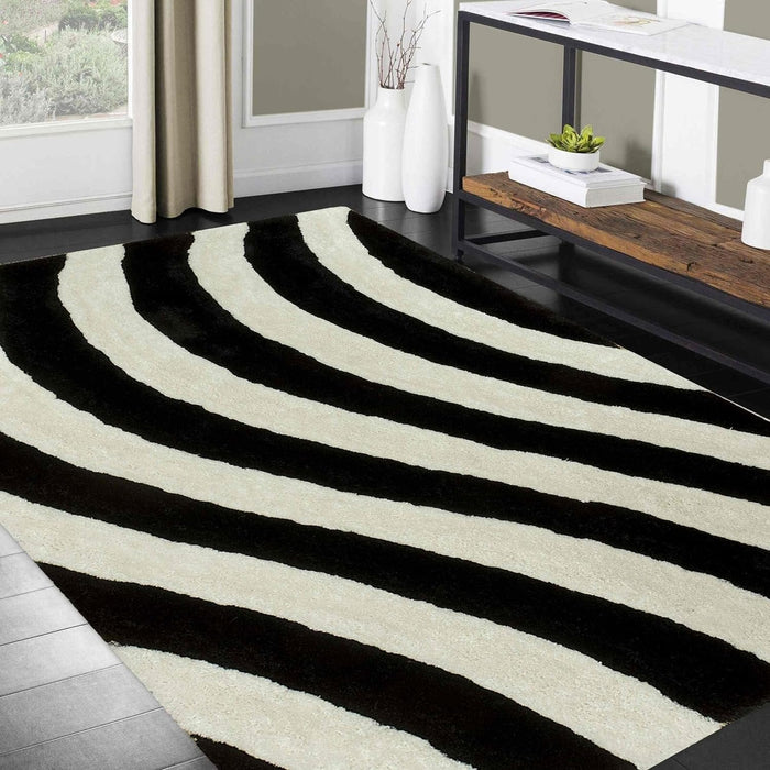 Plush 3D Shag Rug: Stylish, High Pile, Premium Comfort #03