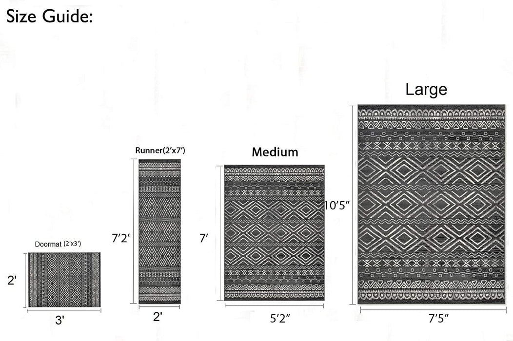 Southwestern Rug for Living Room Trellis  #36