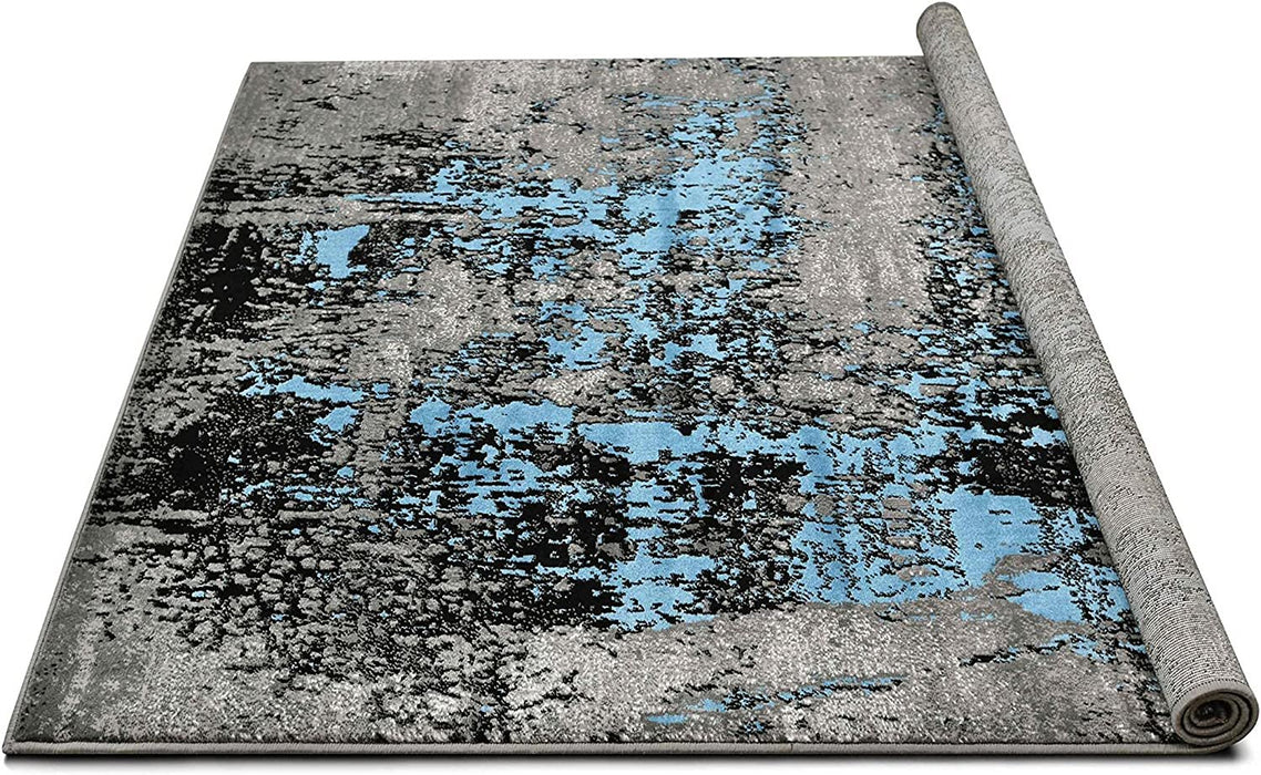 Modern Contemporary Abstract Area Rug #279