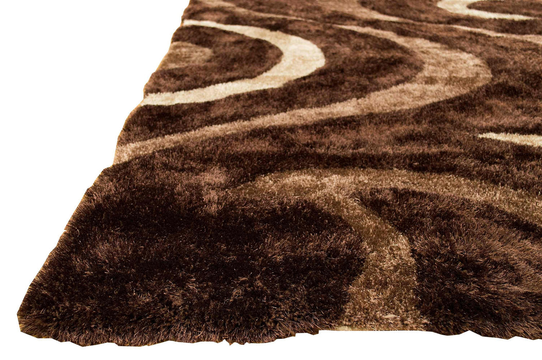 3-D Hand Carved Shaggy Rug  #06