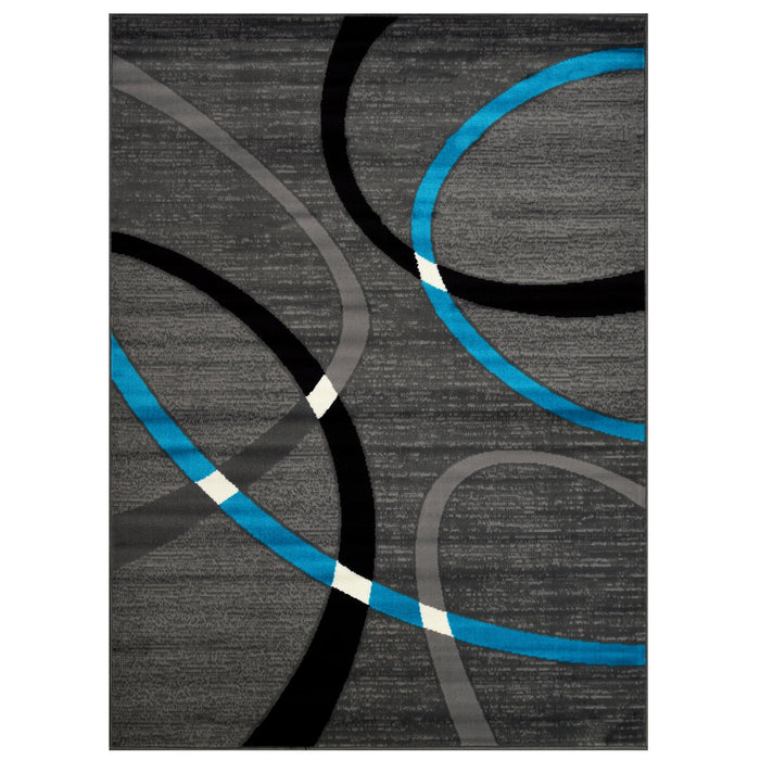 Geometric Stripes Area Rug #40