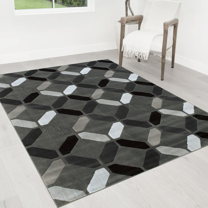 Abstract Area Rug Abstract/Geometric Pattern