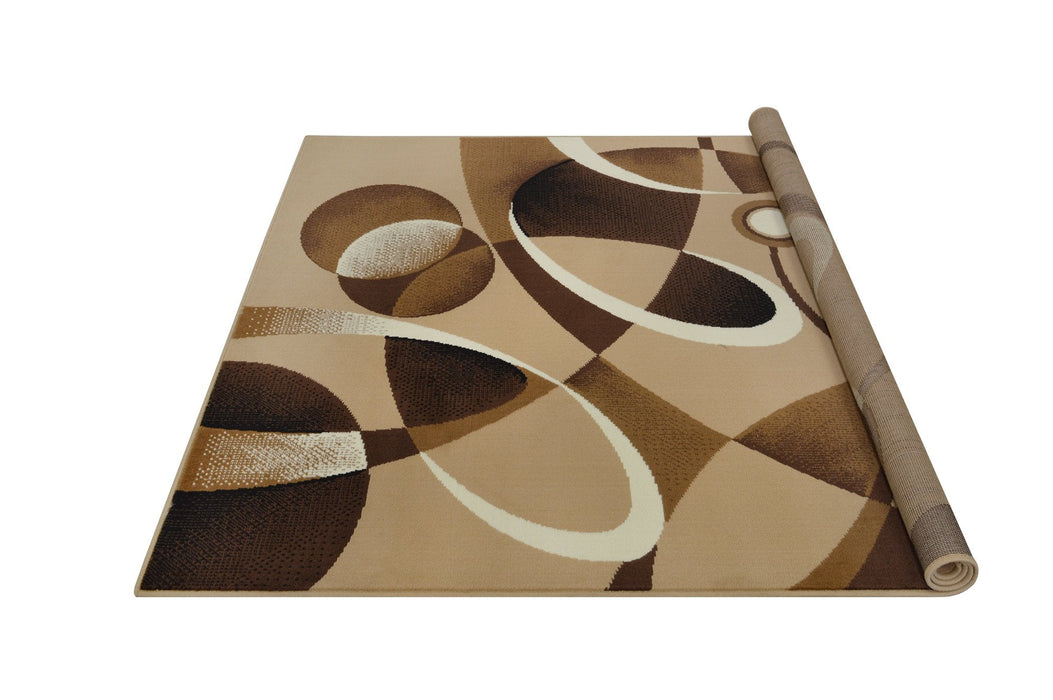 Geometric Pattern Modern Carpet Comfy shed Free Stain Resistant