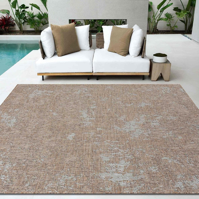 HR Waterproof Abstract Outdoor Rug - Stain and Fade-Resistant #1665