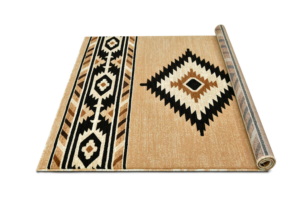 HR Southwestern Rugs Tribal Medallion #1241