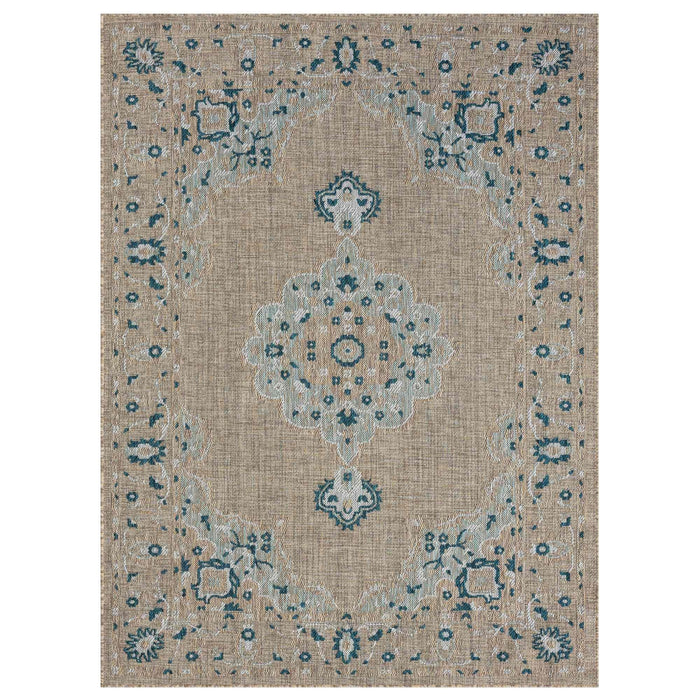 HR Waterproof Bohemian Traditional Design Outdoor Rug: Stain/Fade-Resistant #1672