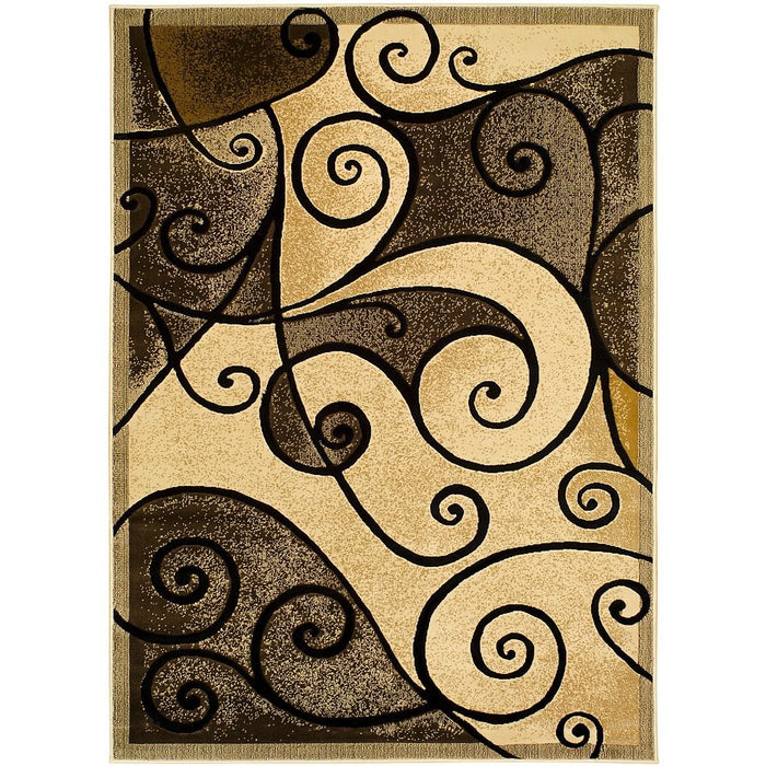 Swirls Living Room Rugs #3