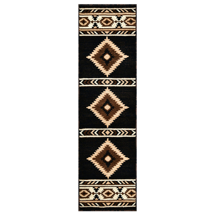 HR Southwestern Rugs Tribal Medallion #1241