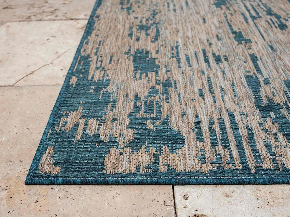 HR Waterproof Abstract Outdoor Rug - Stain and Fade-Resistant #1660