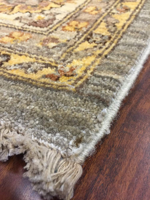 Hand Knotted Pakistani Rug-Ziegler-Gray/Beige/Multi-(8.1 by 10.3 Feet)