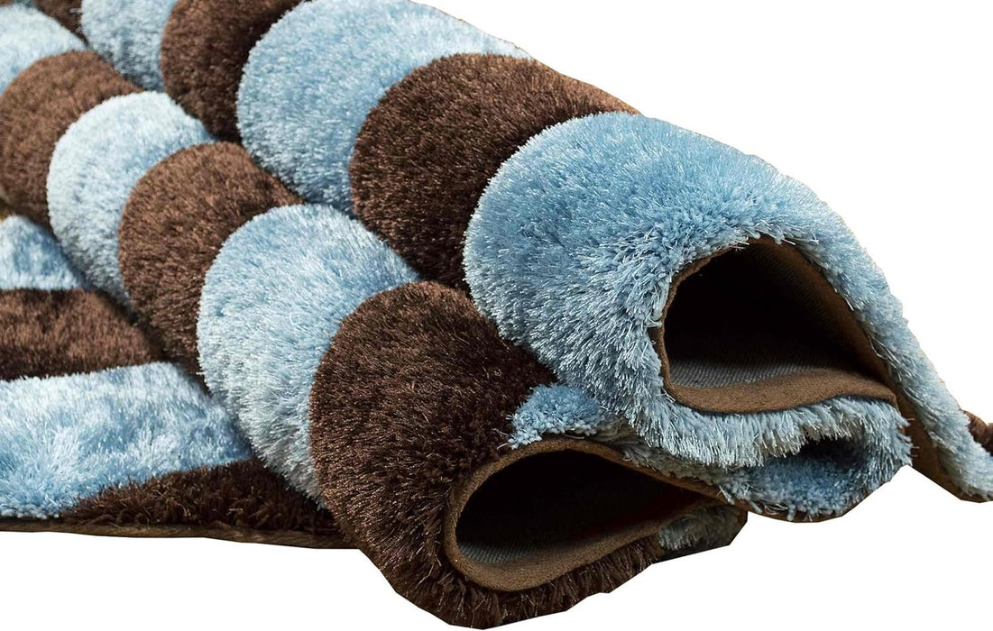 Plush 3D Shag Rug: Stylish, High Pile, Premium Comfort #03