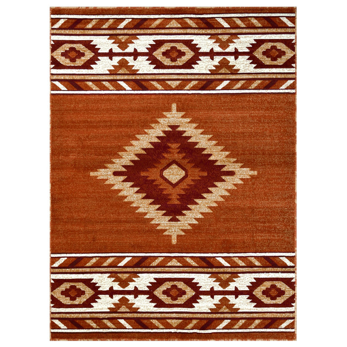 HR Southwestern Rugs Tribal Medallion #1241